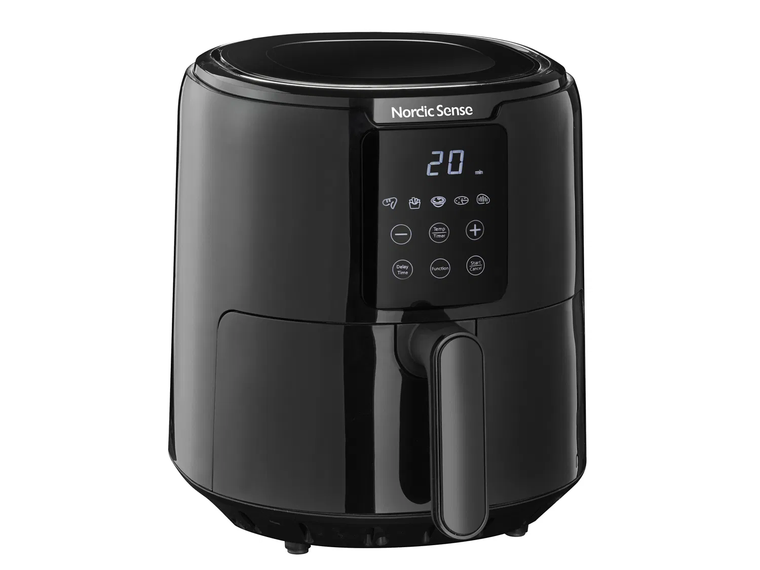 

Nordic Sense Airfryer 4,2 liter 1300 watt Sort